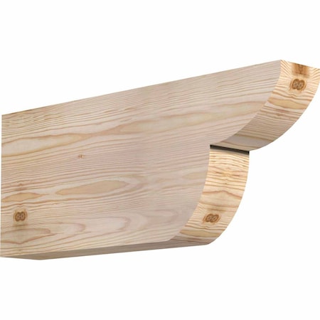 Ekena Millwork Crestline Smooth Rafter Tail, Douglas Fir, 3 1/2"W x 10"H x 24"L RFT04X10X24CRE00SDF